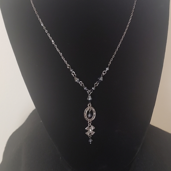 Lia Sophia Metallic Blue Necklace - Picture 3 of 6